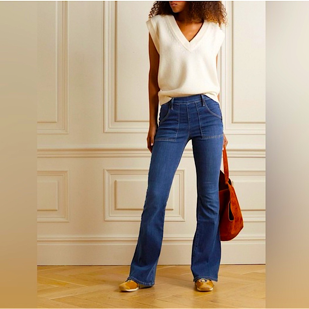 Frame Le Flare De Francoise Mid-Rise Flared Jeans